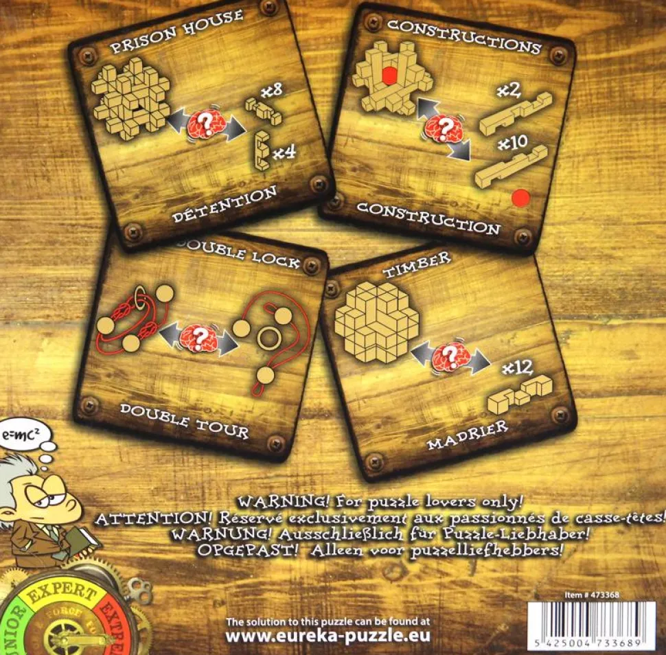 Caixa danificada Collection wooden extreme 4 set