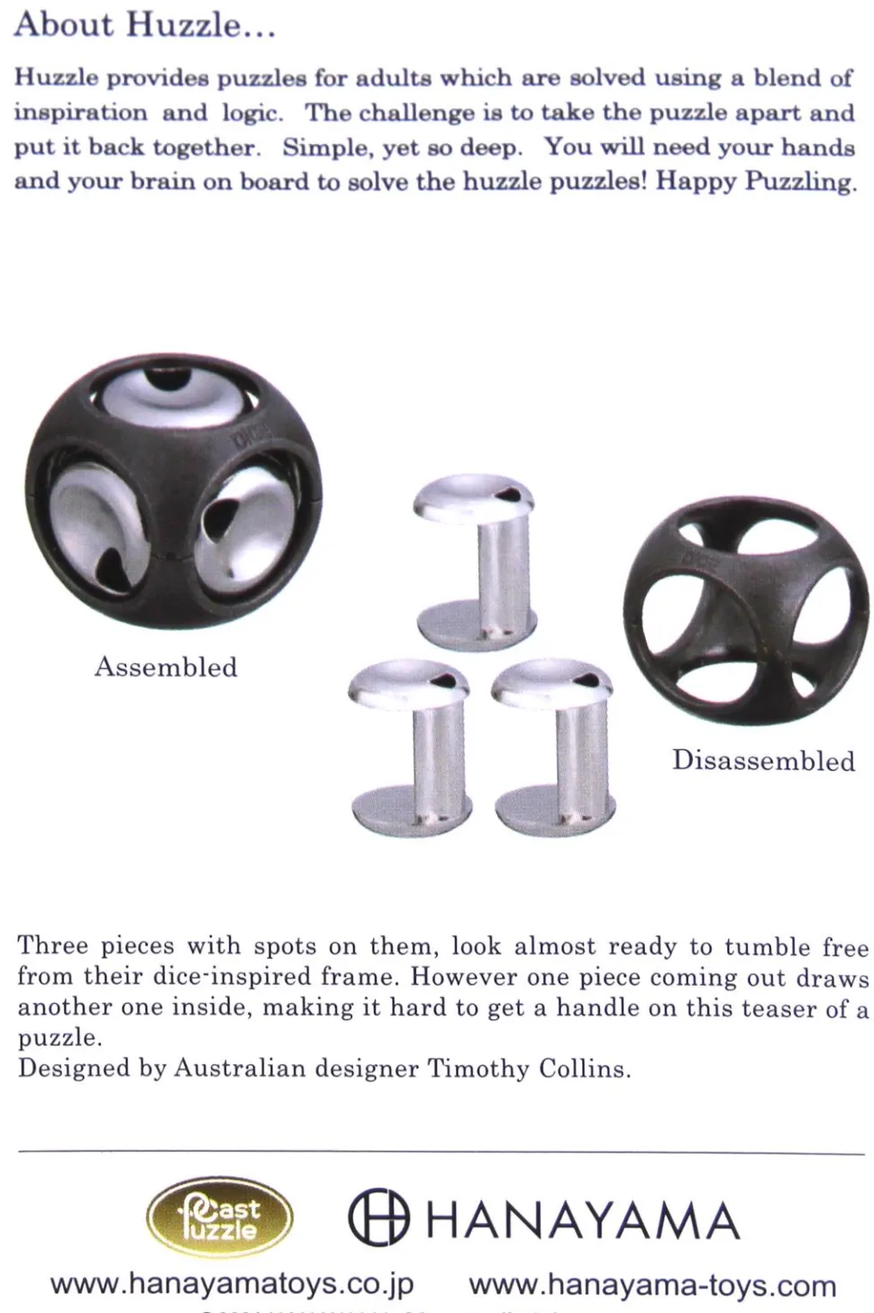 Huzzle Cast Dice