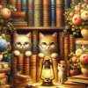 Puzzle A Biblioteca dos Gatinhos Acadêmicos