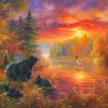 Puzzle Acampamento de Pesca