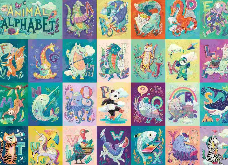 Puzzle Alfabeto animal