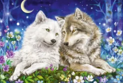Puzzle Amigos lobos fofinhos