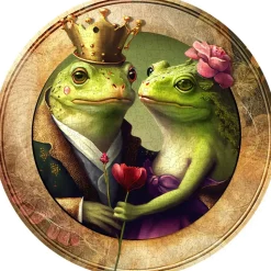 Puzzle Amor e sapos