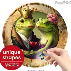 Puzzle Amor e sapos