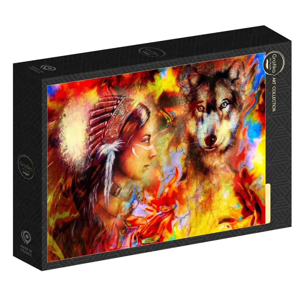 Puzzle A índia e o lobo
