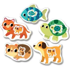 Puzzle Animais de estimação 4 em 1 bebês