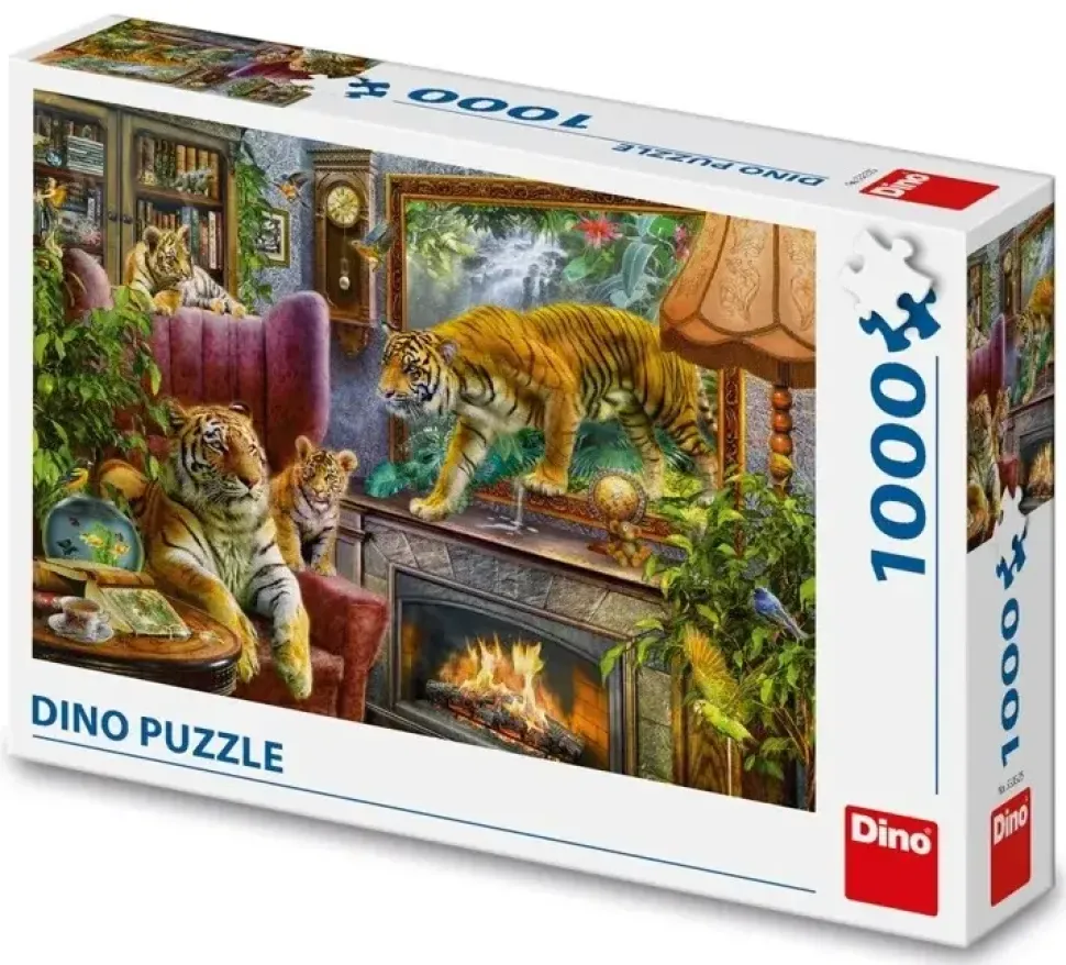 Puzzle A partir da imagem: Tigres