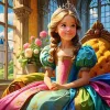 Puzzle A princesa em seu trono