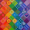 Puzzle Arco-íris de retalhos