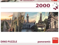 Puzzle Arquitetura da cidade da colagem de Paris