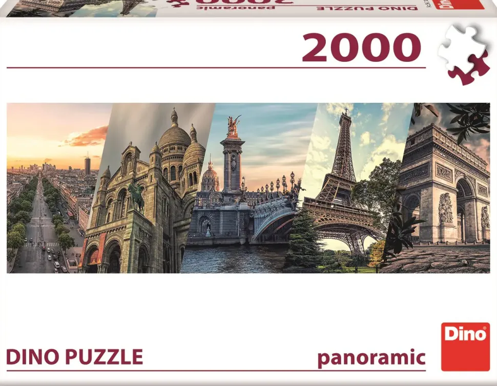 Puzzle Arquitetura da cidade da colagem de Paris