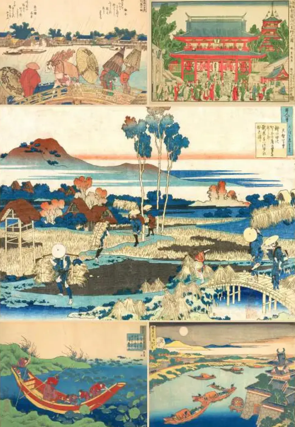 Puzzle As gravuras de Hokusai