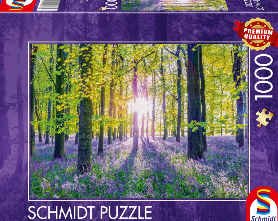 Puzzle Assaf Frank: Delicadas campânulas na floresta