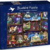 Puzzle Aventuras na biblioteca em leitura