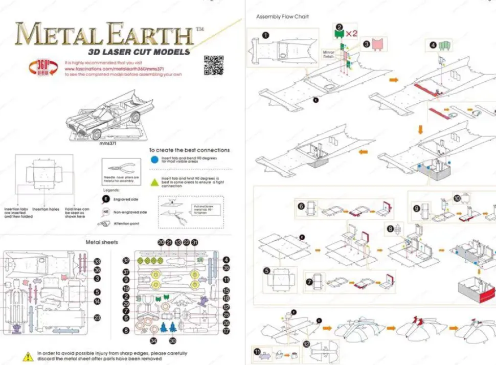 Puzzle Batman: Batmobile 3D