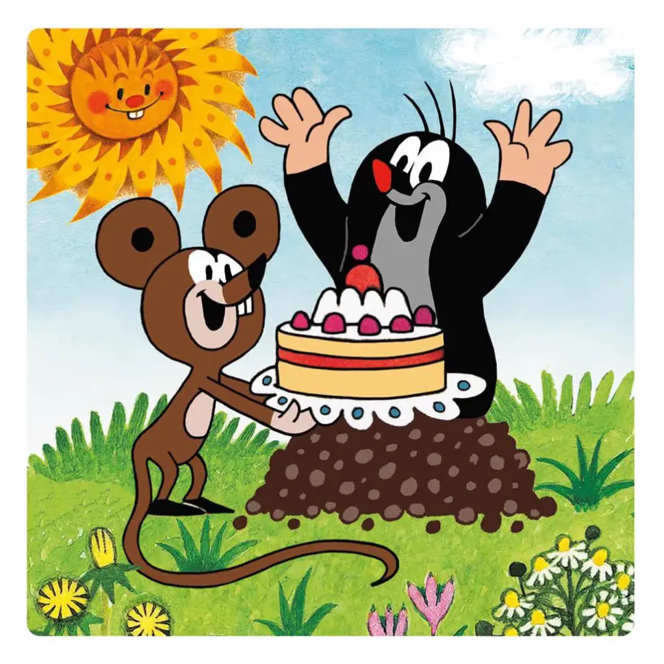 Puzzle Bebê: Toupeira no prado