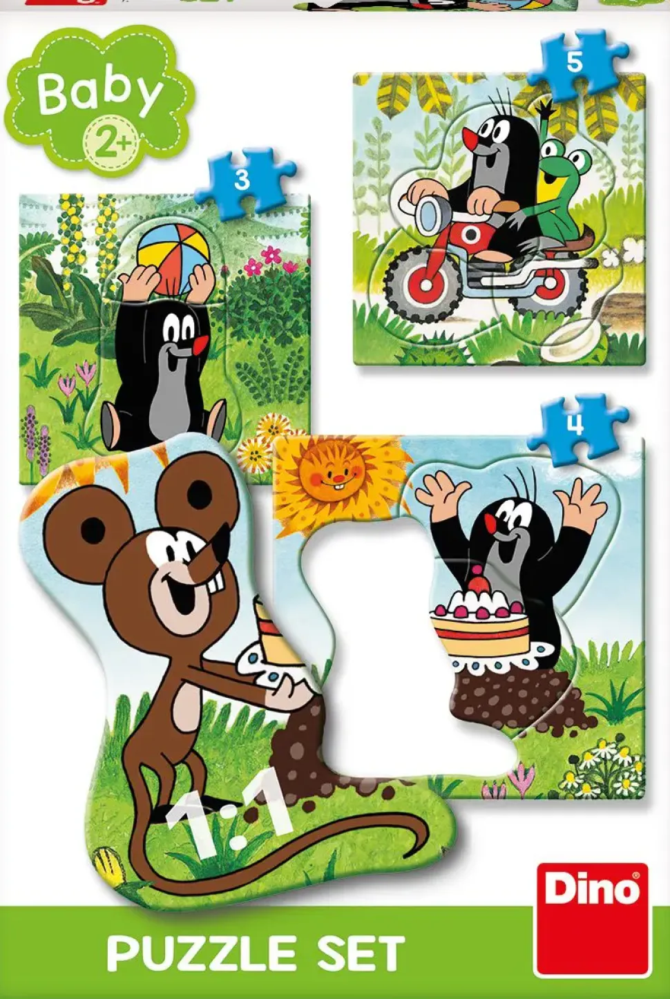 Puzzle Bebê: Toupeira no prado