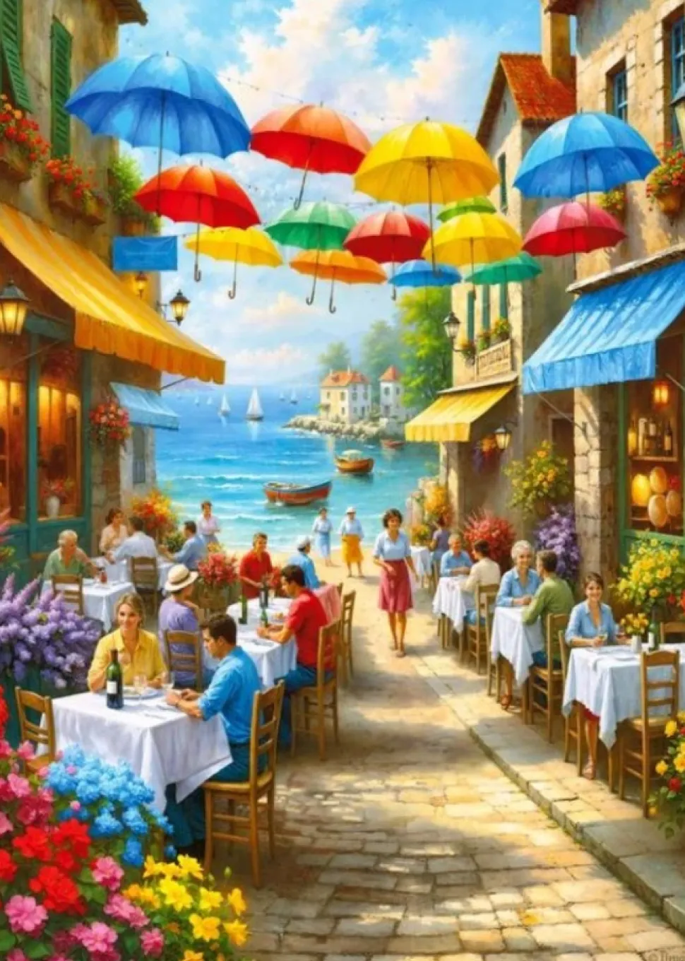 Puzzle Beco dos guarda-chuvas