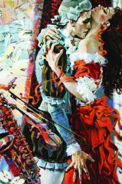 Puzzle Beijo retrô