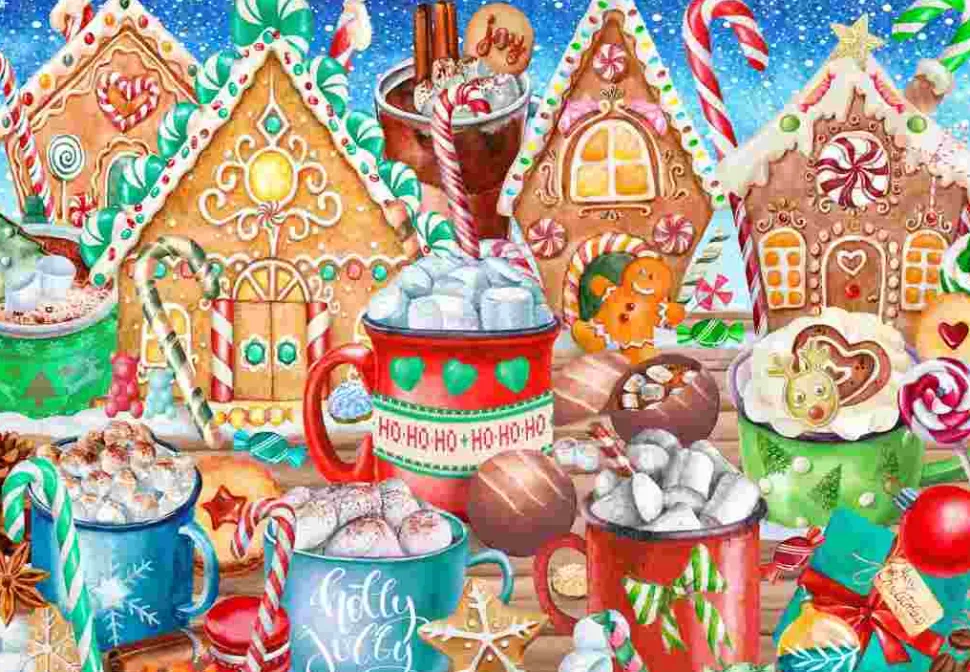 Puzzle Bengalas doces e cacau