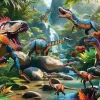 Puzzle Bestas pré-históricas