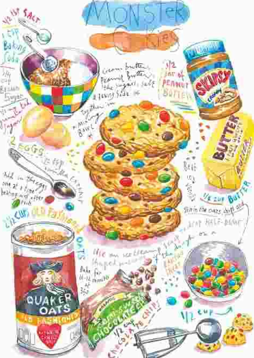 Puzzle Biscoitos de monstro