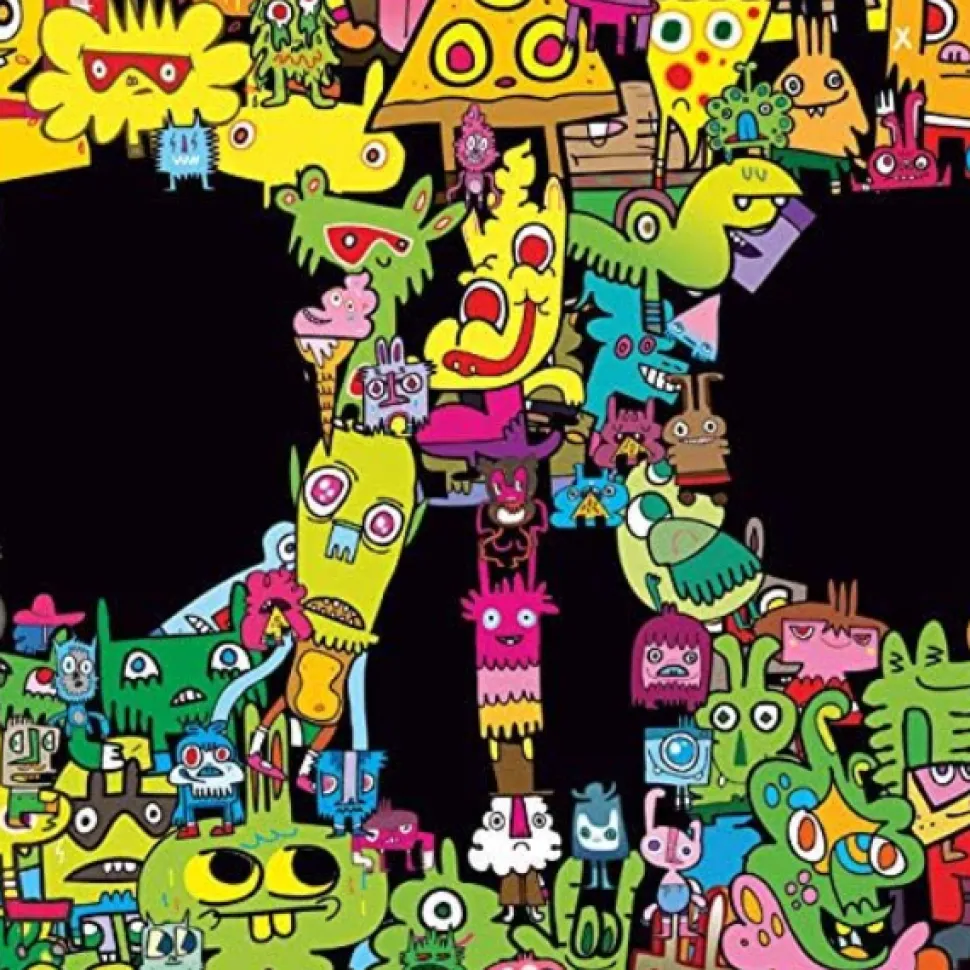 Puzzle Burgerman - Crânio Doodle