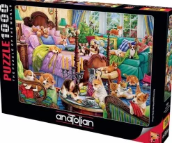 Puzzle Cachorrinhos no quarto