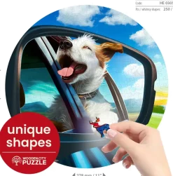 Puzzle Cachorro feliz de madeira