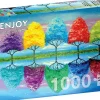 Puzzle Cada árvore tem sua própria história colorida
