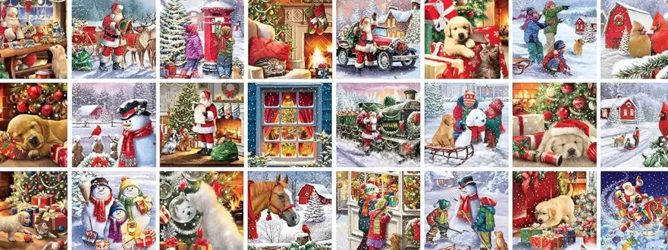 Puzzle Calendário do Advento: Feliz Natal