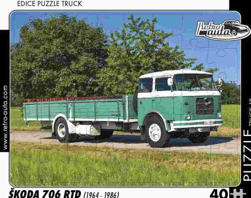 Puzzle CAMINHÃO 艩koda 706 RTD (1964-1986)