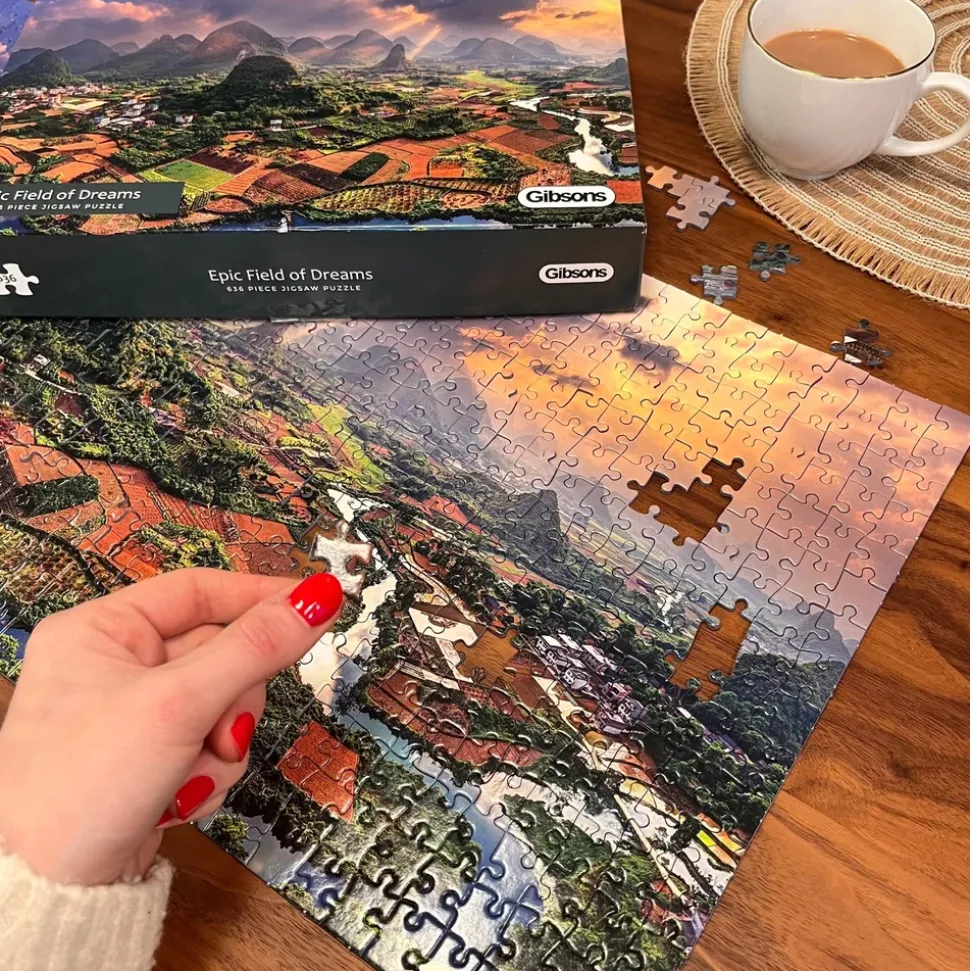 Puzzle Campo épico dos sonhos