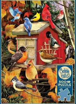 Puzzle Casa de passarinho de outono
