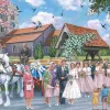 Puzzle Casamento no campo