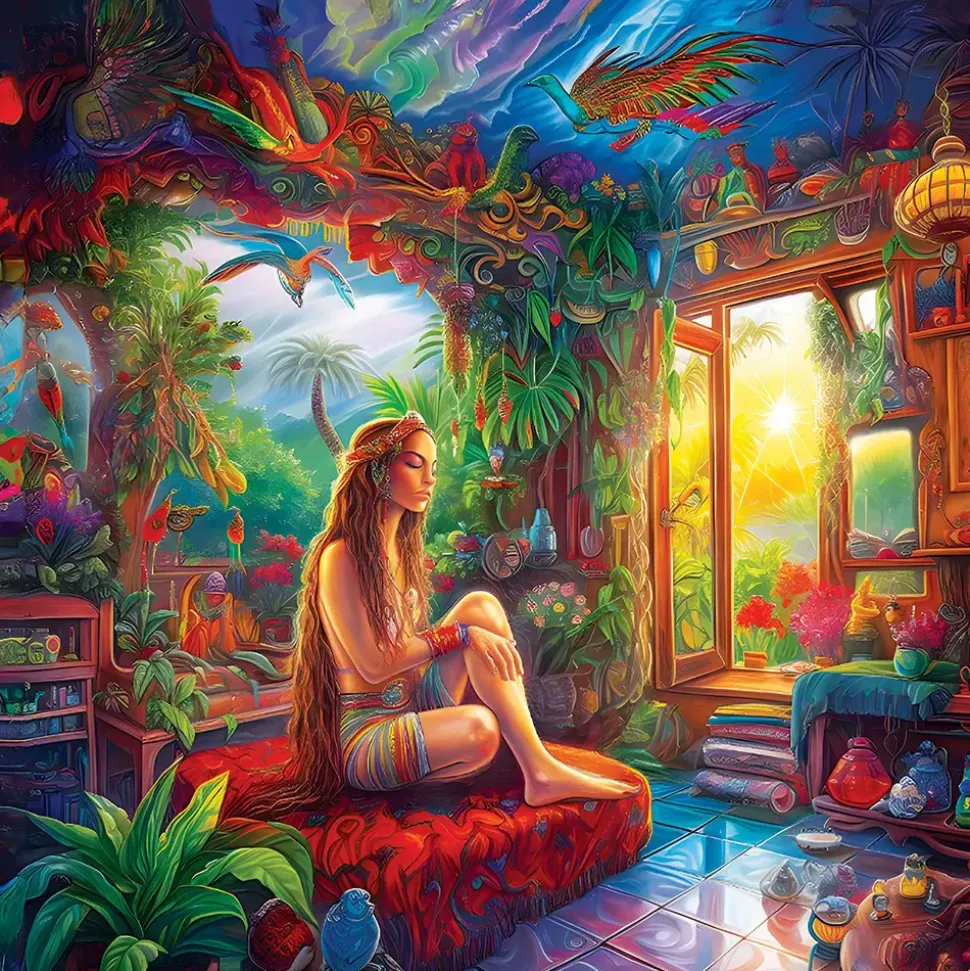 Puzzle Casa no céu