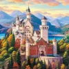 Puzzle Castelo nas montanhas