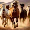 Puzzle Cavalos selvagens