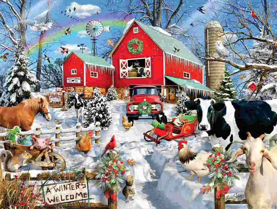 Puzzle Celeiro de inverno