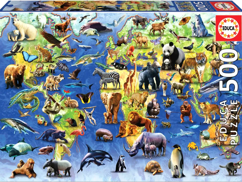 Puzzle Cem espécies ameaçadas