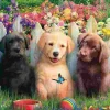 Puzzle Cena de um cachorro giro