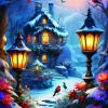 Puzzle Cena Invernal Encantada