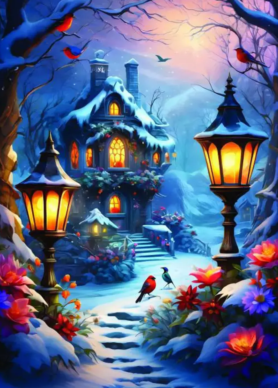 Puzzle Cena Invernal Encantada