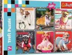 Puzzle Cães felizes 200 peças