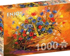 Puzzle Cesta com Flores