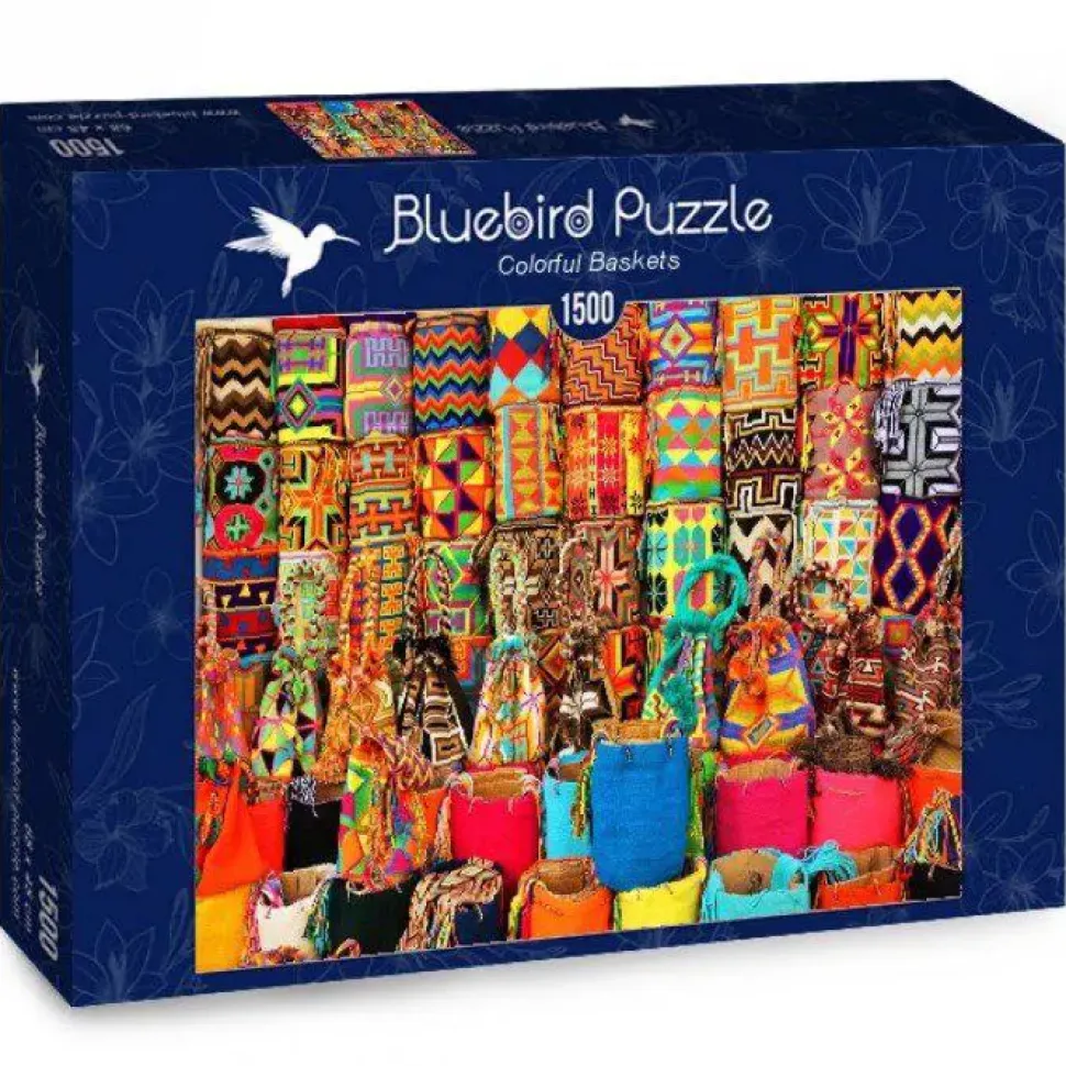 Puzzle Cestas coloridas