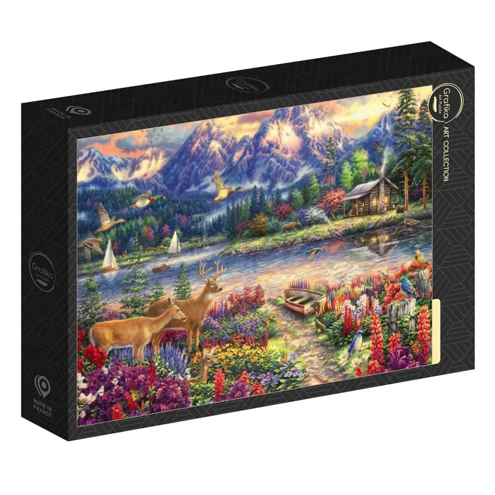 Puzzle Chuck Pinson: Majestade da Montanha da Primavera