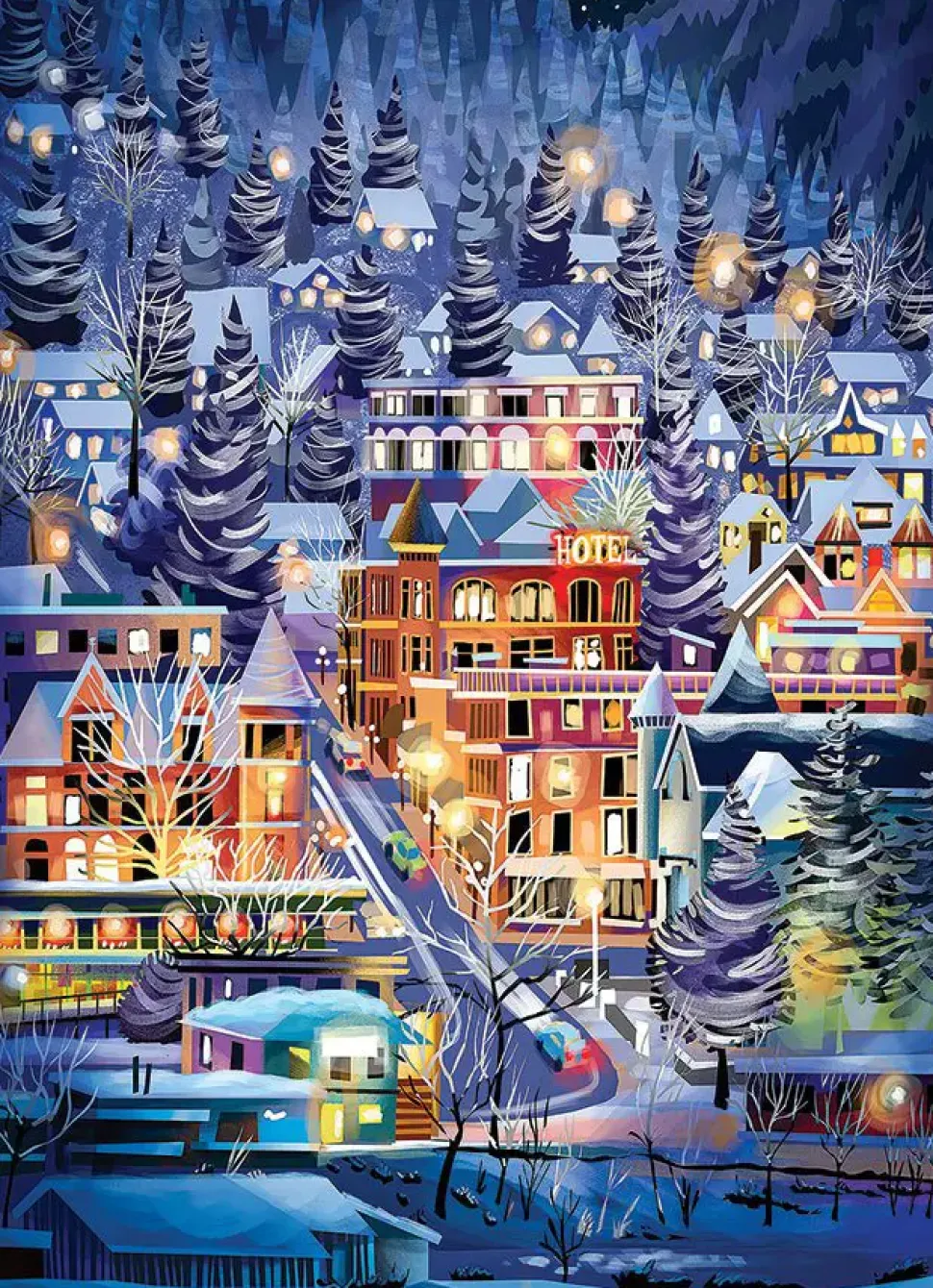 Puzzle Cidade do esqui