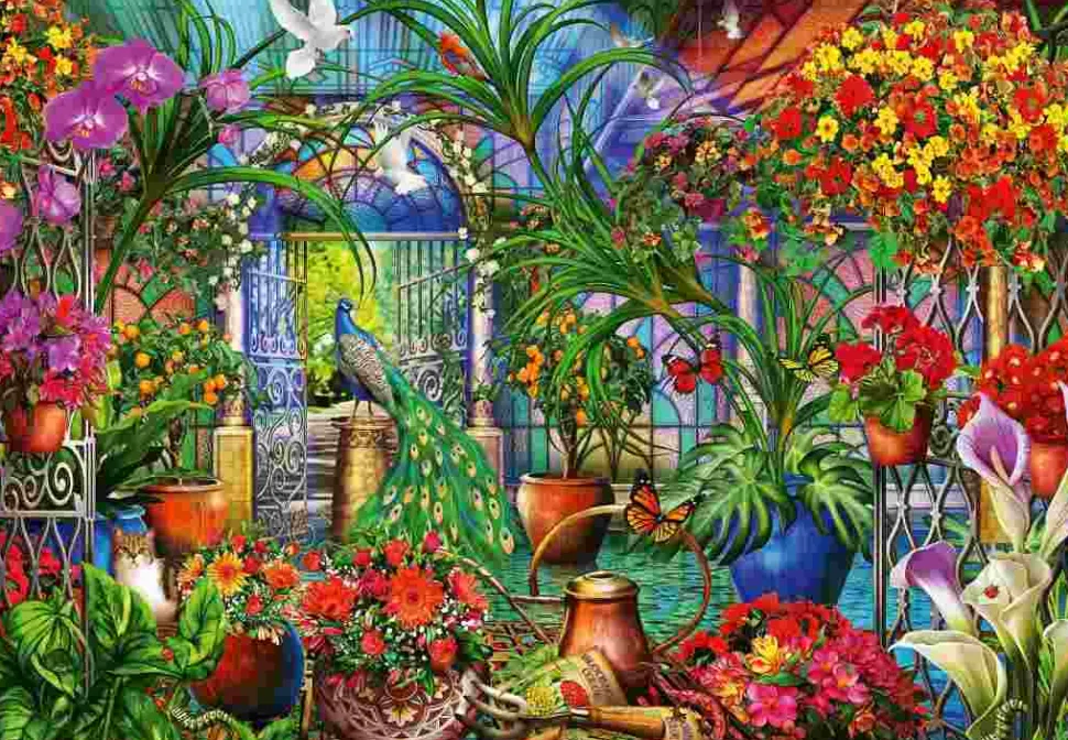 Puzzle Ciro Marchetti: Casa Verde Tropical