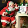 Puzzle Coca-Cola: Papai Noel na lareira